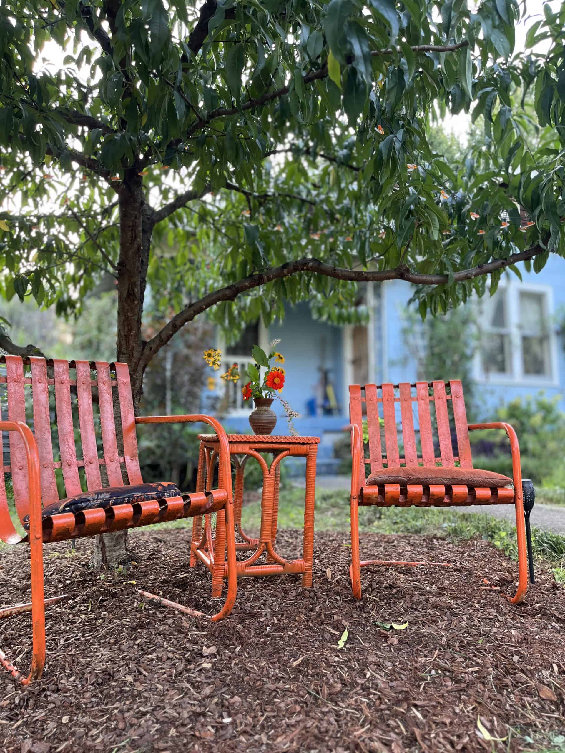 Orange chairs are popping up all over Nashville, an Invitation to a Conversation • Brooke Gillon